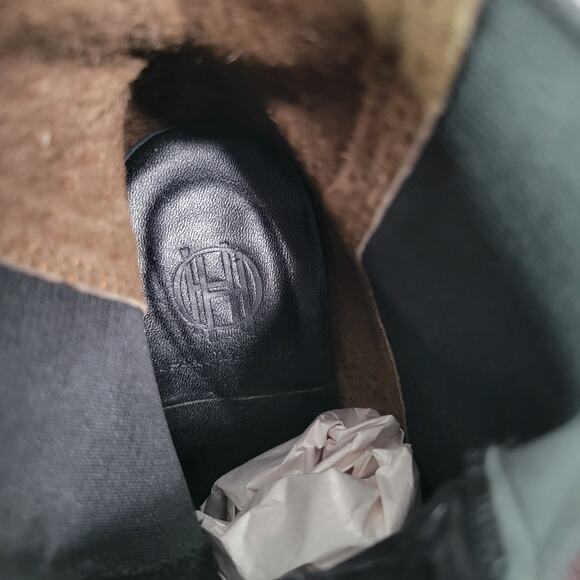 RAYE x House of Harlow 1960 Nick Croc Leather Point Cowboy Block Bootie Boot 7.5 - Picture 5 of 8